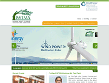 Tablet Screenshot of indianwindpower.com